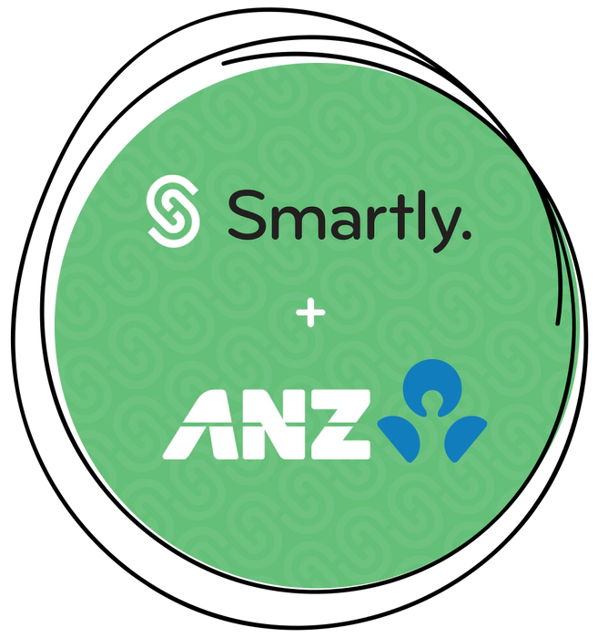 An ANZ and Smartly customer on their laptop