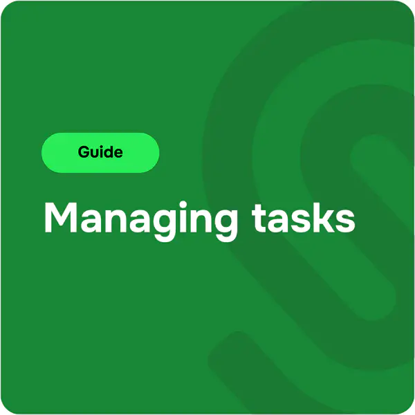Managing tasks guide