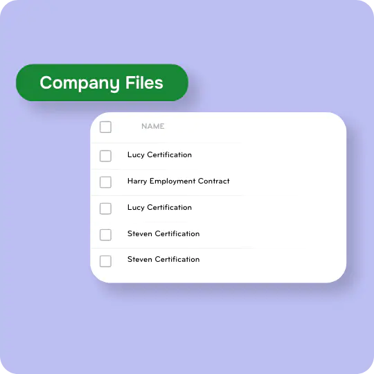 All your documents saved in one place