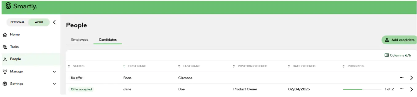 Filtering draft tasks