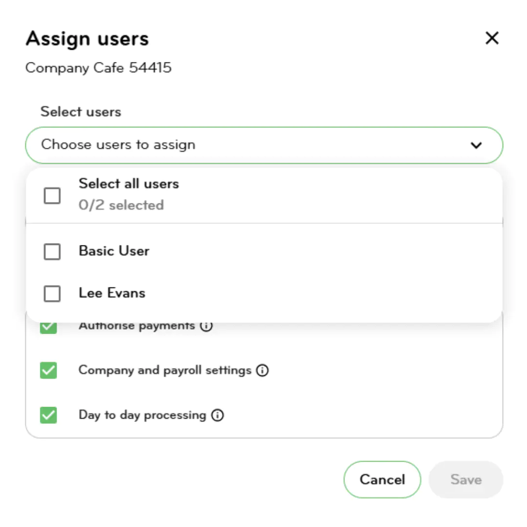 Bulk assign users