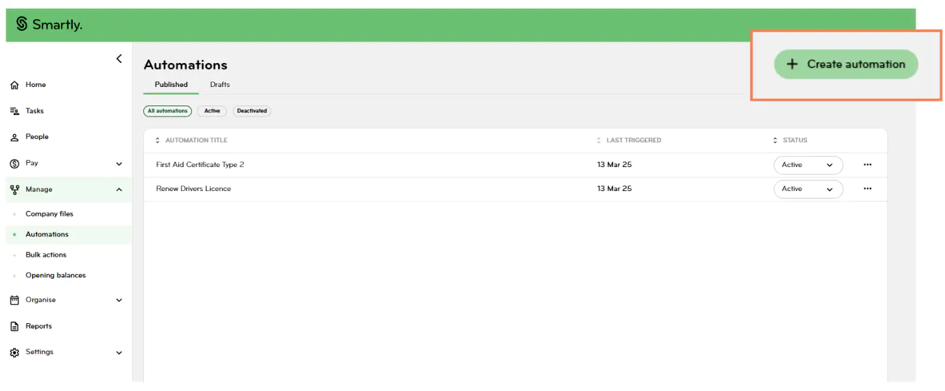 Sequential Tasks