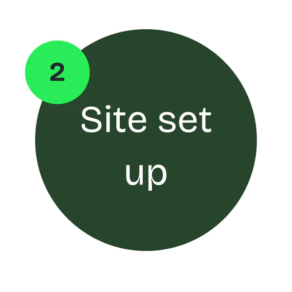 Set up your site