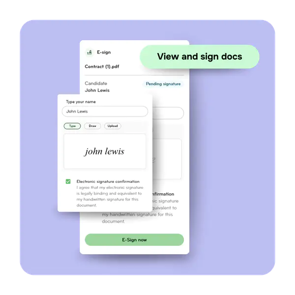 Digital hiring and onboarding 