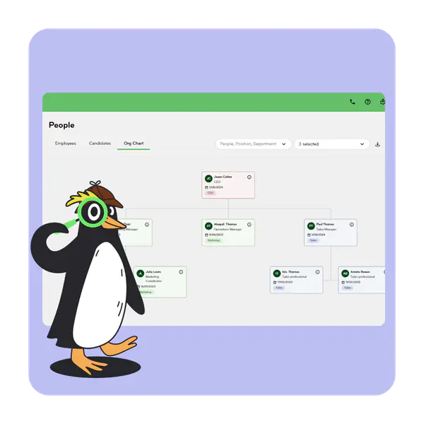 See your organisation at a glance 