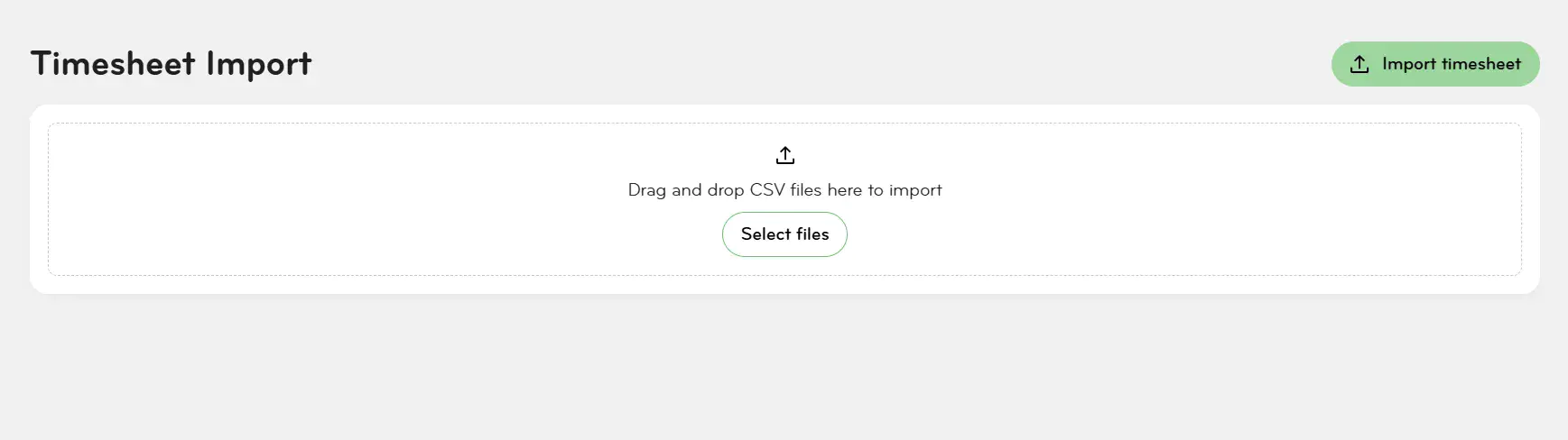 Choose your pay group and then select file to import