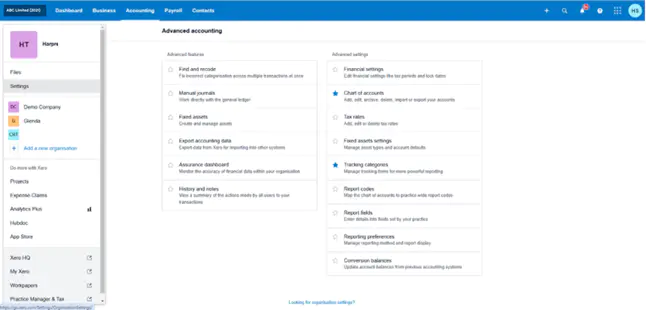 Advanced Settings