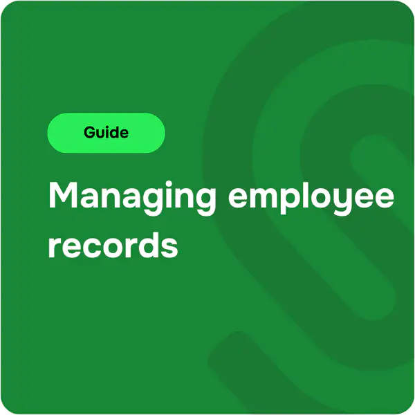 Managing employee records guide