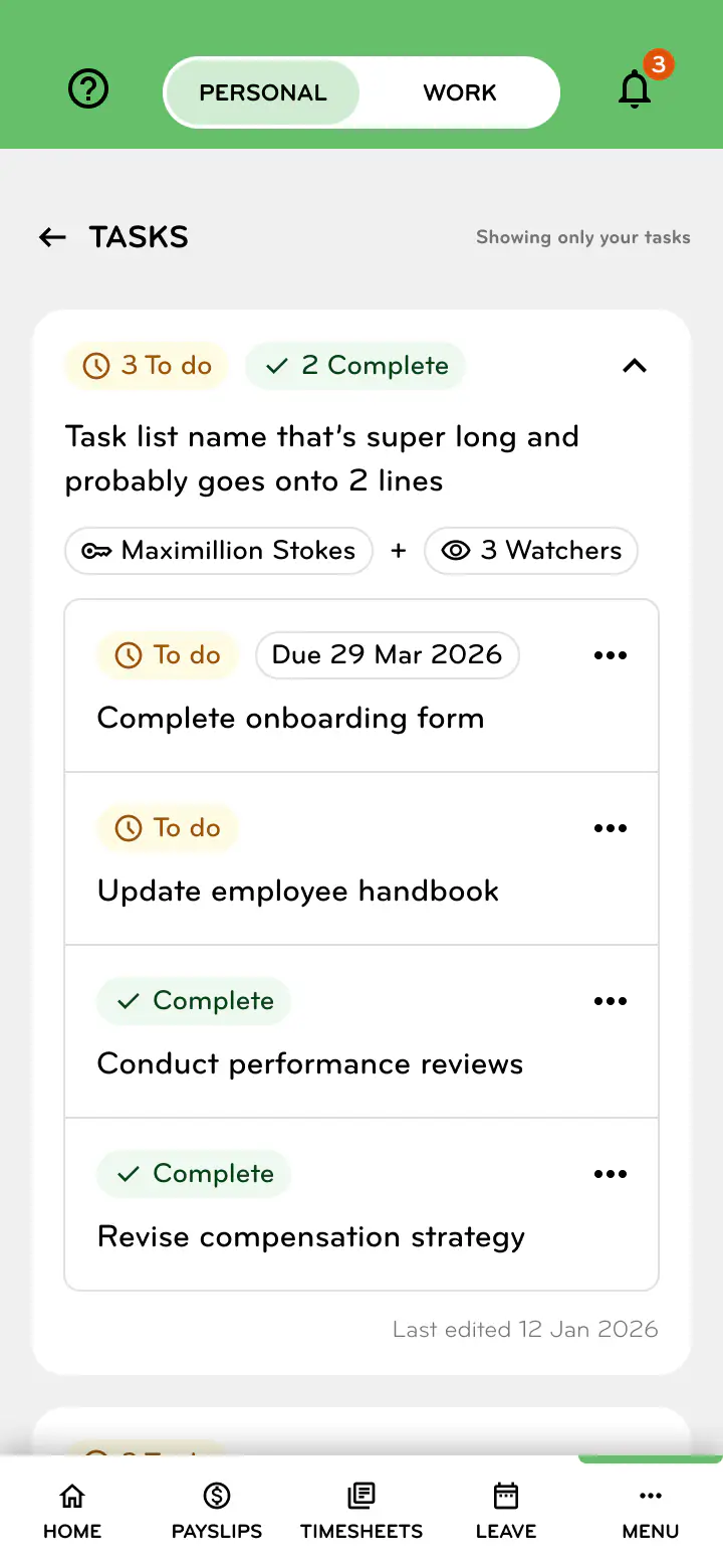 Manager's view on the mobile app