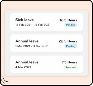 Advanced leave management
