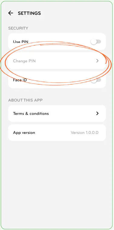 Resetting your PIN 3