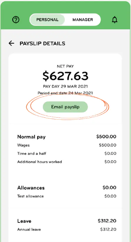 view your payslip 2